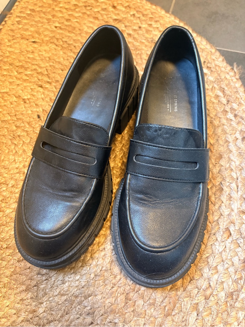 Call It Spring Black Loafers